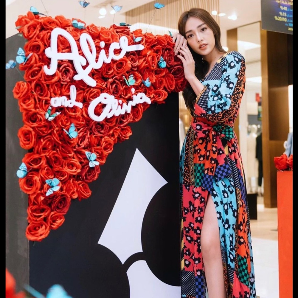 Alice + Olivia Plus Coco Patchwork Maxi Dress - image 6